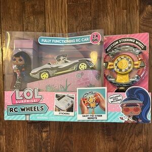 L.O.L. Surprise! RC Wheels with Black and Pink Design NEW